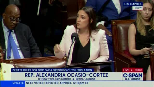 AOC Rails Against Trump’s No Tax on Tips ‘Scam’ in ‘Deal with the Devil’ Budget Bill