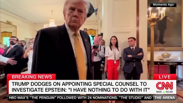 ‘I Have Nothing To Do with It’: Trump Dodges on Appointing Special Counsel to Investigate Epstein