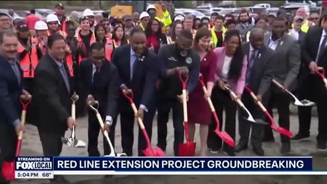 Chicago Mayor Johnson Celebrates $6 Million Train Extension as City Crumbles