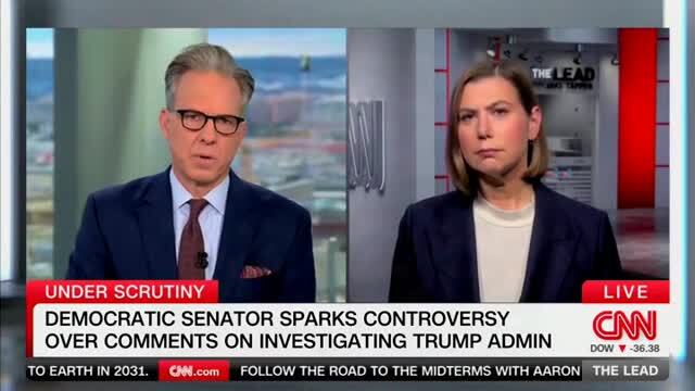 CNN’s Tapper to Sen. Slotkin: ‘Just To Be Clear, You Were Not Talking About Going After People for Implementing Policies You Disagree with?’